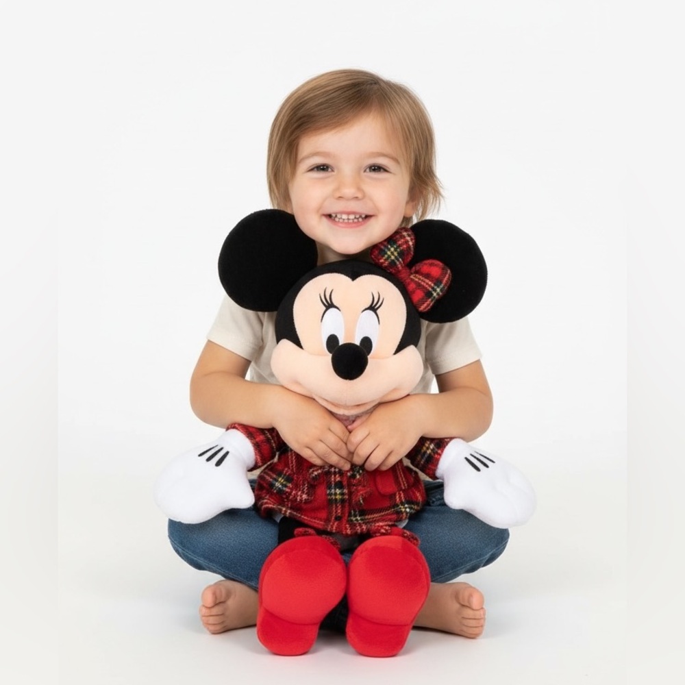 Disney Store Exclusive Holiday Minnie Mouse plush doll from 2011
